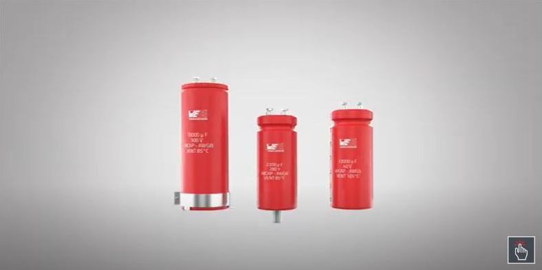 Wuerth Elektronik представя нова серия винтови алуминиеви електролитни кондензатори