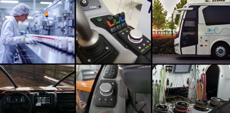 CANbus клавиатурите на APEM предлагат безпроблемно управление в транспортни средства, строителни и селскостопански машини