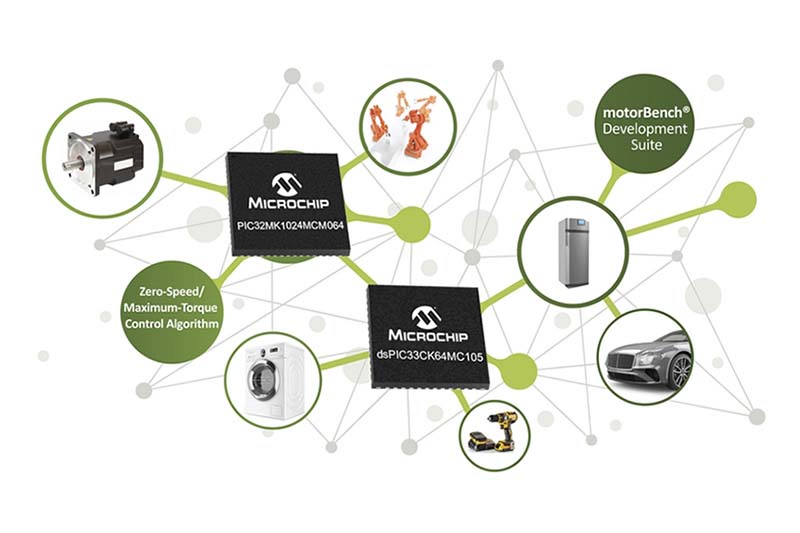 Microchip представи нови решения за управление на електродвигатели Microchip представи нови решения за управление на електродвигатели